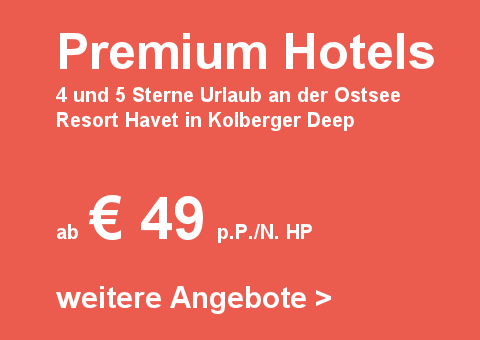 Ostsee 4 bis 5 - Sterne Hotels bei balticandmore.de